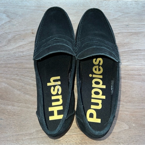 Hush Puppies Wren, Suede Loafers, Black, Size 8M NWOB - Picture 10 of 12